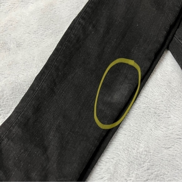 J BRAND Camille Piano Black Skinny Jeans with Side Zip Size 26 - Picture 12 of 12